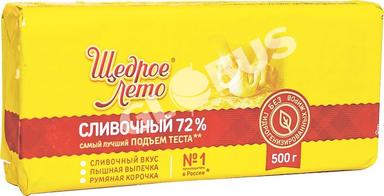 Маргарин Щедрое лето 72% 500г