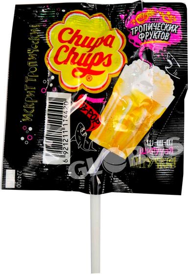 Карамель Chupa Chups В-РОР Тропик 15г