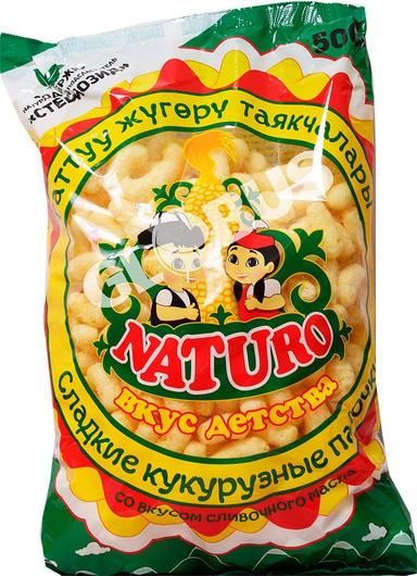Палочки кукуруз. Naturo вк.слив.масла 500г