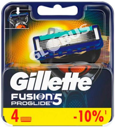 Кассеты д/станка Gillette Fusion Proglide 4шт