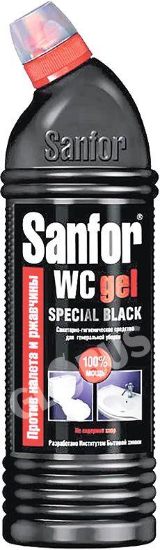 Гель д/чистки туал Sanfor Special black 1л GL
