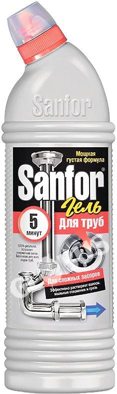 Гель д/чистки труб Sanfor 1л