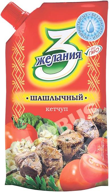 Кетчуп 3 Желания Шашлычный с доз 250г