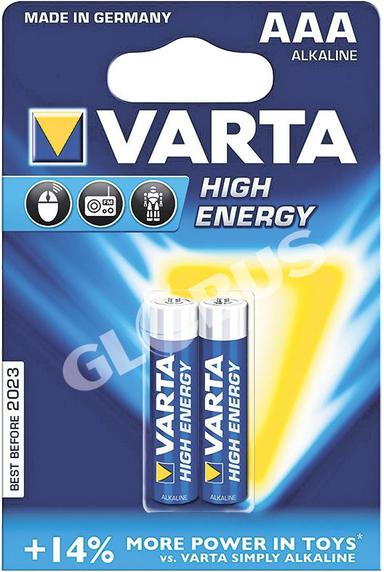 Батарейки Varta High Energy AAA 2шт