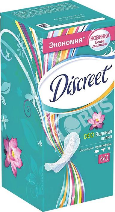 Прокладки ежедн P&G Discreet Водяная Лилия 60шт