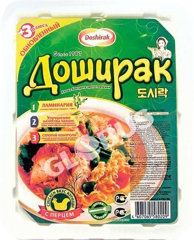 Вермишель б/п Доширак кур и перец 90г чашка
