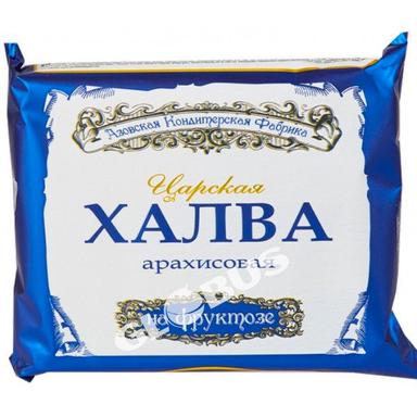 фруктоза кошулуп даярдалган жер жангак халвасы 180гр.
