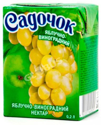 Садочок жүзүм ширеси 0,2л т/п