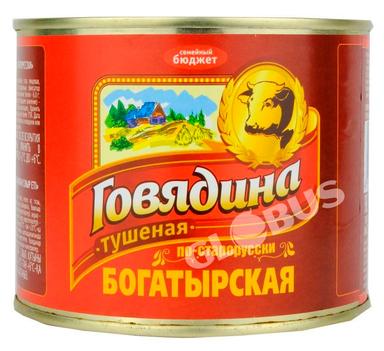 Говядина тушен. Семейный бюджет богатырская по-старорусски ТУ 500г ж/б