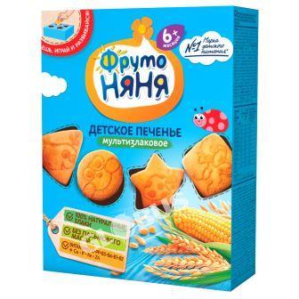 Печенье дет. Фруто Няня мультизлак. 120г