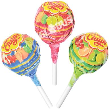 Карамель Chupa Chups фруктовое ассорти 12г