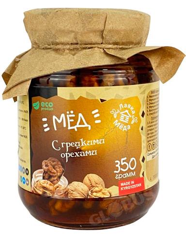 Мед Лавка Мёда с грец.орехами 350г ст/б