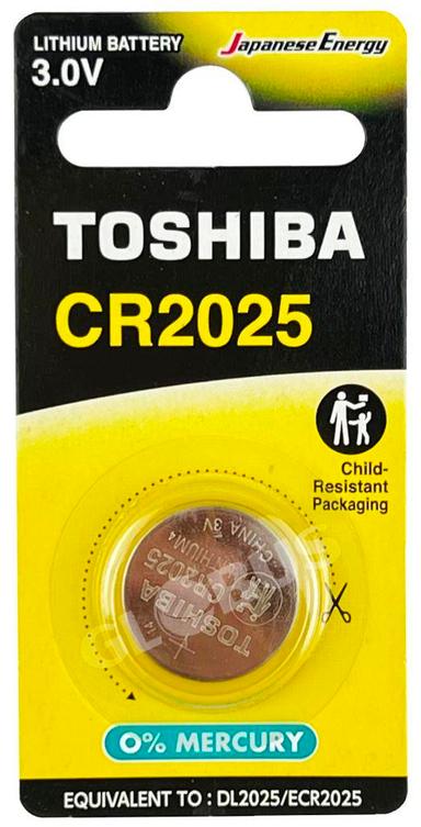 Батарейки Toshiba Lithium CR2025 1шт