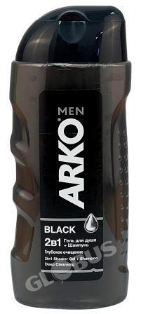 Гель д/душа Arko Men 2в1 Black 260мл