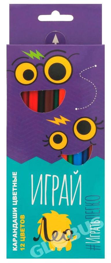 Карандаши цвет Лео Играй 12цв трехгран LGCP-12 БЦ