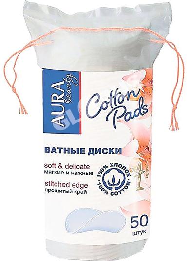 Диски ватн Aura 50шт