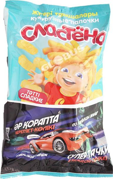 Палочки кукуруз. Сластена 120г с игр.