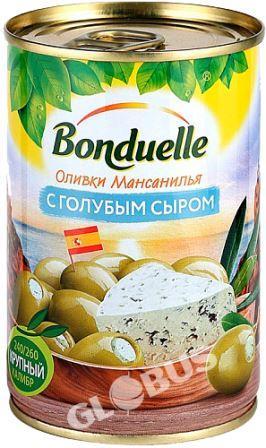 Оливки Bonduelle с голубым сыром 314мл