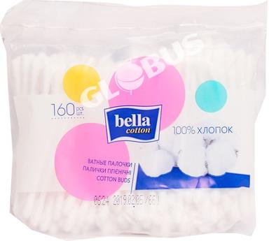 Палочки ватн Bella 160шт м/у