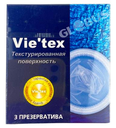Презервативы Vie`tex Текстурированная поверхность 3шт