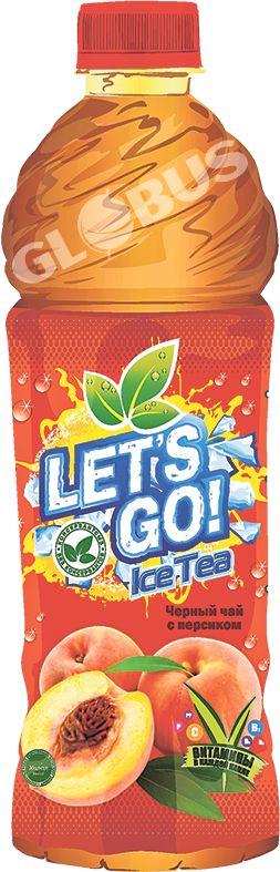 Напиток чай холод.Let's Go Ice Tea черн перс б/г 0,5л