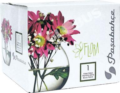 Ваза стеклян. Botanica 43407 /7,9*7см/ GL