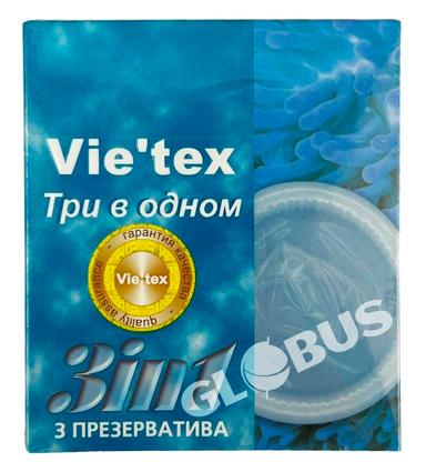 Презервативы Vie`tex 3в1 3шт