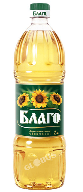 Масло подсолнечное Благо 1л